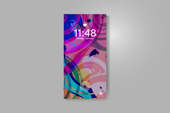 Download Smartphone Screen with Colorful Design - Color Collection