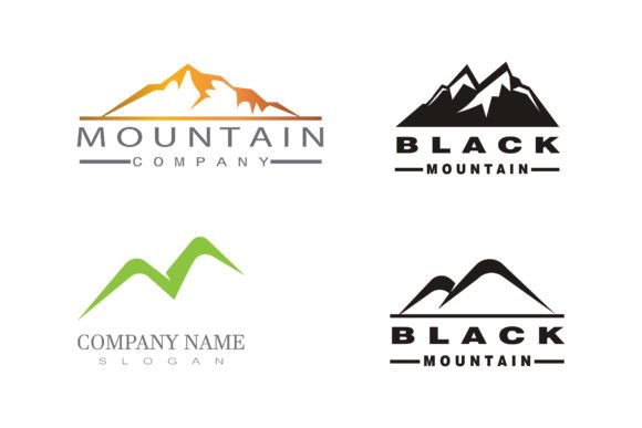 Download Simple Modern Mountain Logos - Modern Collection