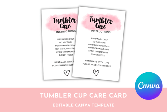 Download Printable Cup Care Card Template - Card Collection