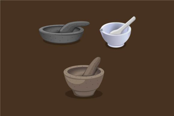 Download Mortar Traditional and Modern Symbol Set - Modern Collection