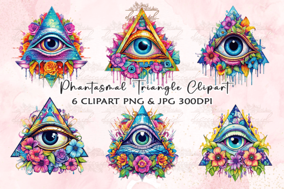 Download Phantasmal Triangle Watercolor Clipart - Color Collection