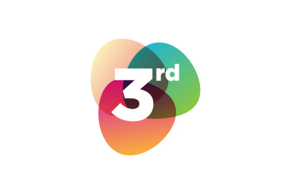 Download Number Third Logo Colorful Design Vector - Color Collection