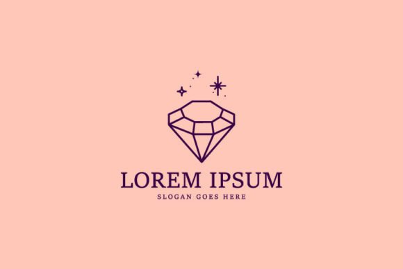 Download Hand Drawn Jewelry Logo Isolated - Isolated Collection