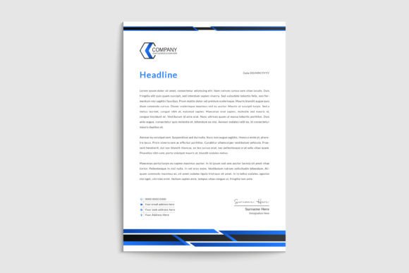 Download Creative Modern Letter Head Template - Modern Collection