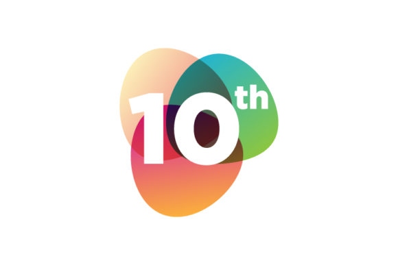 Download Number  Tenth Logo Colorful Design Vecto - Color Collection