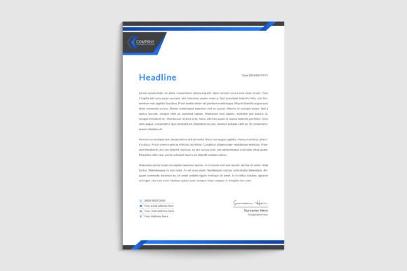 Download Modern Creative Letter Head Template - Modern Collection