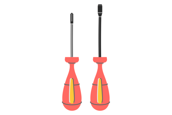 Download Pair of Screwdrivers Color Icon. Repair - Color Collection