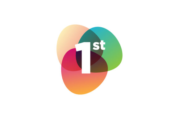 Download Number First Logo Colorful Design Vector - Color Collection
